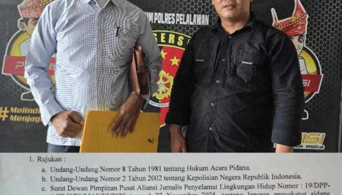 Dugaan Provokator Sidang Lapangan di Pelalawan Berujung Laporan Polisi