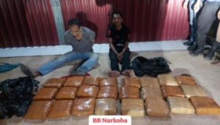 Bareskrim Polri Gagalkan Penyelundupan 23 Kg Ganja di Rokan Hulu, Sempat Warnai Aksi Pengejaran