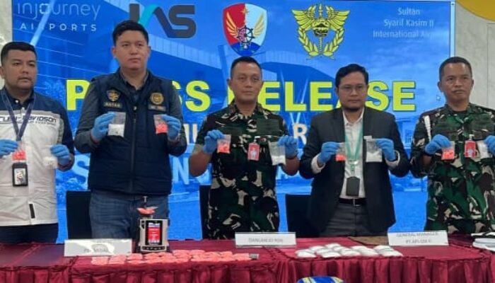 Petugas Gabungan Bandara SSK II Gagalkan Modus Baru Penyelundupan Narkoba via Kargo Udara