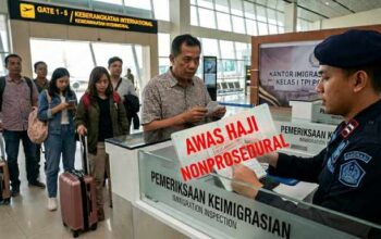 Modus Visa Non-Haji Terendus, Imigrasi Pekanbaru Tunda Keberangkatan 6 WNI di Bandara Sultan Syarif Kasim II Pekanbaru