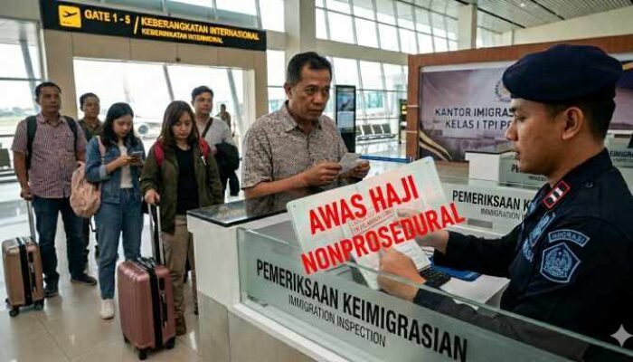 Modus Visa Non-Haji Terendus, Imigrasi Pekanbaru Tunda Keberangkatan 6 WNI di Bandara Sultan Syarif Kasim II Pekanbaru