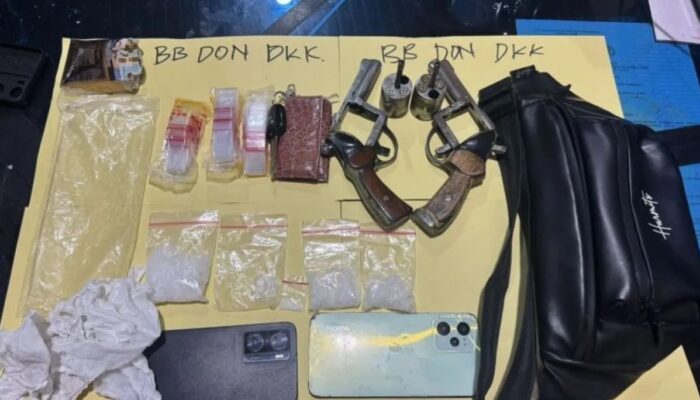 Lawan Petugas Pakai Senpi Rakitan, Dua Pengedar Sabu Lintas Kabupaten Diringkus Polres Bungo