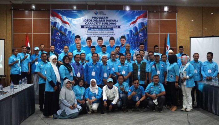 Perkuat Ideologi dan Soliditas, DPD Partai Gelora Kaur Hadiri Rakorwil K1 di Bengkulu