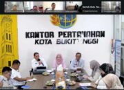 BPN Agam Ikuti Monitoring dan Evaluasi Kearsipan ATR/BPN Secara Daring