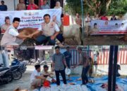 Wujud Kepedulian Iduladha, DPC Gerindra Labuhanbatu Salurkan Hewan Kurban untuk Masyarakat