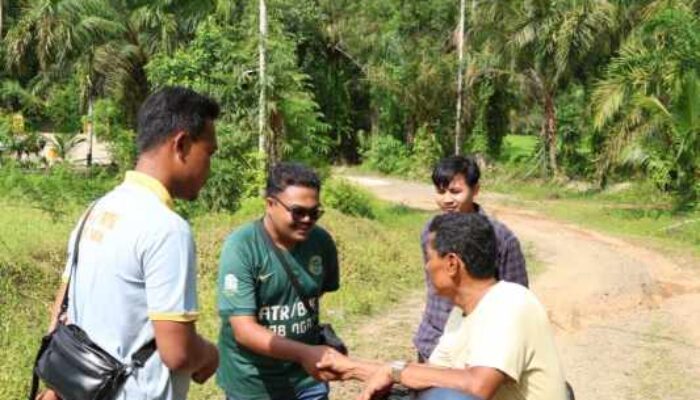 Pastikan Batas Tanah Jelas dan Aman, Petugas Ukur BPN Agam Layani Pengukuran Tanah di Nagari Lubuk Basung