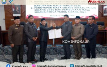 DPRD Kaur Tetapkan Propemperda 2026, Perkuat Sinergi Legislasi demi Pembangunan Daerah