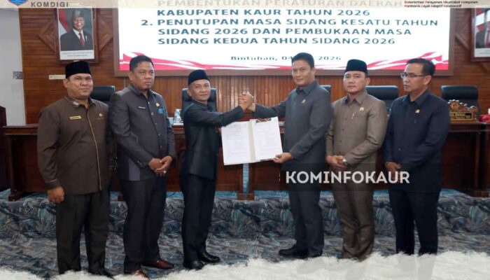 DPRD Kaur Tetapkan Propemperda 2026, Perkuat Sinergi Legislasi demi Pembangunan Daerah