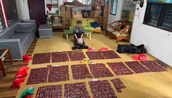 Polda Riau Sita 6,94 Kg Sabu dan 969 Cartridge Etomidate Senilai Rp9,8 Miliar, Satu Tersangka Ditangkap