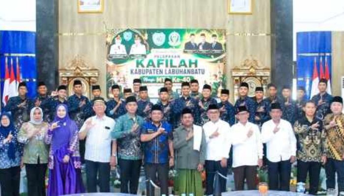 Lepas 45 Kafilah MTQ ke 40 Tingkat Sumut, Wabup Jamri Optimis Labuhanbatu Raih Prestasi Terbaik