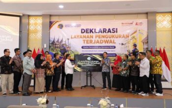 Kantor Pertanahan Kabupaten Agam Dukung Transformasi Layanan melalui Deklarasi dan Launching Layanan Pengukuran Terjadwal