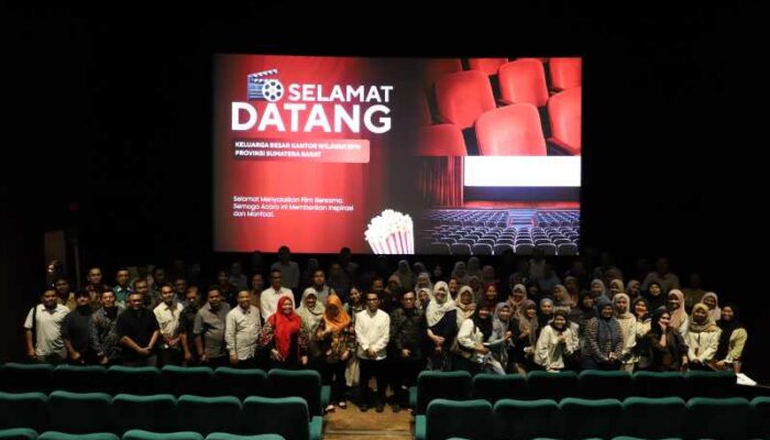 Kantor Pertanahan Kabupaten Agam Bersama Kanwil BPN Provinsi Sumatera Barat Dorong Edukasi Pertanahan Melalui Nonton Bersama Film Tanah Sengketa