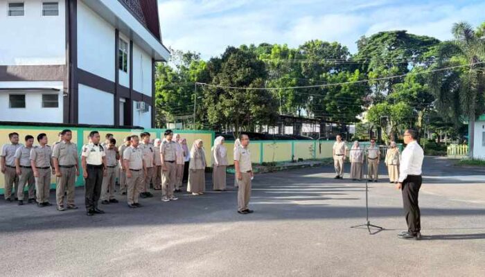 Kantor Pertanahan Kabupaten Agam Gelar Apel Pagi, Perkuat Komitmen Pelayanan Prima ke Masyarakat