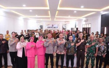 Perkuat Sinergi Antarinstansi, Kantor Pertanahan Kabupaten Agam Hadiri Sertijab Kapolres Agam