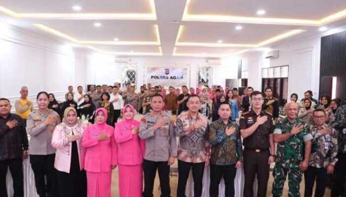 Perkuat Sinergi Antarinstansi, Kantor Pertanahan Kabupaten Agam Hadiri Sertijab Kapolres Agam
