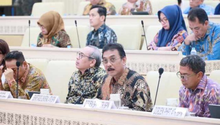 RDP dengan Komisi II DPR RI, Sekjen ATR/BPN Laporkan Capaian Pelaksanaan Tujuh Layanan Prioritas