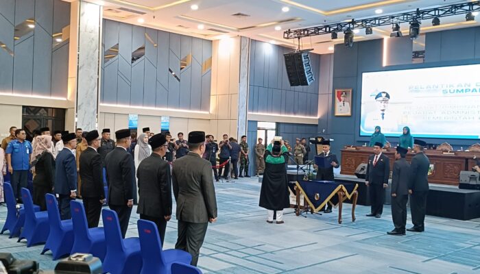 Pemko Pekanbaru Lantik Sekda Baru dan Enam Pejabat Eselon Lainnya