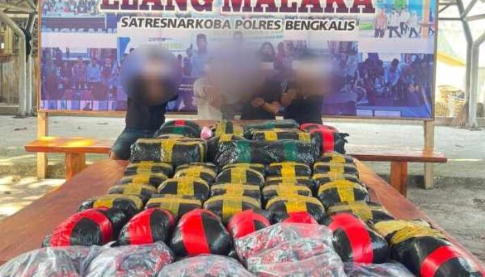 Aksi Kejar-kejaran di Bengkalis: Polisi Gagalkan Penyelundupan 30 Kg Sabu,Ratusan Ribu Ekstasi dan Liquid Etomidate
