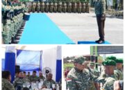 Kodam XIX Tuanku Tambusai Dampingi Kunjungan Menhan RI ke Yonif TP 952/Imam Bulqin, Perkuat Pembangunan Satuan