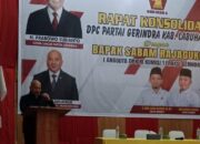Sabam Rajaguguk Hadiri Konsolidasi Gerindra Labuhanbatu