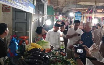 Dengar Langsung Jeritan Pedagang, Sabam Rajaguguk Turun ke Pasar Gelugur Rantauprapat