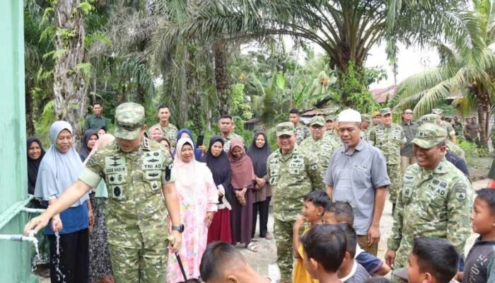 Pangdam XIX Tuanku Tambusai Tinjau Manunggal Air, 512 Warga Rasakan Manfaatnya