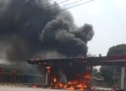 SPBU Lubuk Terap Pelalawan Terbakar: Mobil Diduga Modifikasi Pelansir BBM Meledak, Pengemudi Kabur