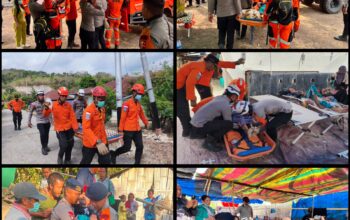 Pasukan Pelopor BKO Polda NTT Bergerak Tangani Dampak Gempa, Layani dan Bantu Warga di Lokasi Pengungsian