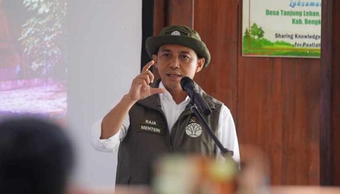 Menhut RI Dorong Tanjung Leban Bengkalis Jadi Labotarium Hidup Restorasi Gambut dan Karhutla