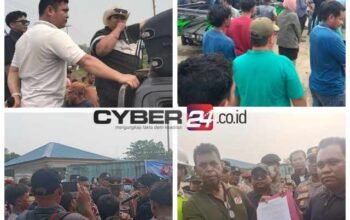Limbahnya Diduga Cemari Sungai, Aliansi Nelayan Peduli Sungai Kerumutan Demo PKS KPT