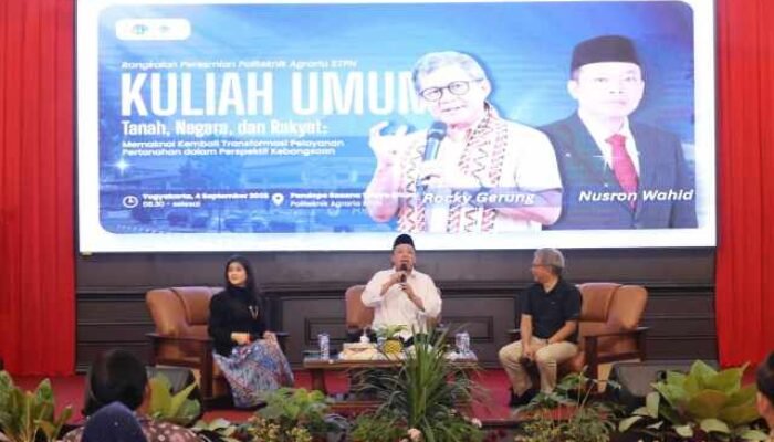 STPN, Rocky Gerung Ingin Taruna/i Pahami Tiga Konsep Pemaknaan Pengelolaan Tanah