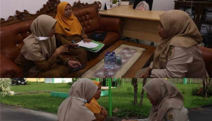 Jaga Lingkungan Tetap Asri, DLH Agam Lakukan Pemeriksaan dan Dorong Penghijauan di Kantor Pertanahan