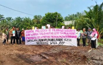 Tolak WNA Caplok Lahan, Warga 3 Desa Pulau Rupat Siap Kepung Kantor Bupati Bengkalis