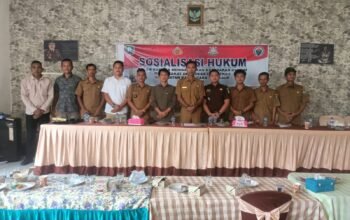 Pemdes Perugaian Gelar Sosialisasi Hukum, Warga Dibekali Pemahaman Aturan Desa hingga Pidana