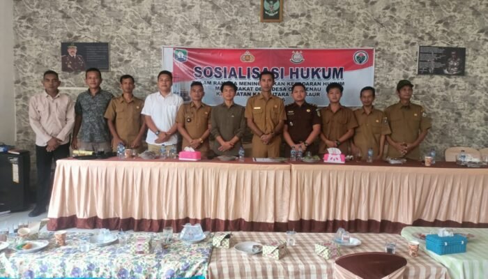 Pemdes Perugaian Gelar Sosialisasi Hukum, Warga Dibekali Pemahaman Aturan Desa hingga Pidana