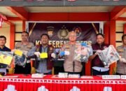 Polres Kaur Ungkap 5 Kasus Kriminal, Amankan 13 Paket Sabu dan Tindak 8 Knalpot Brong