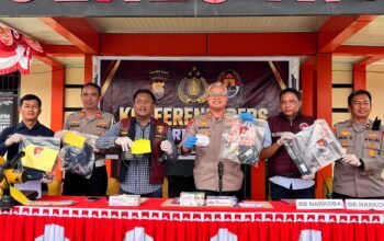 Polres Kaur Ungkap 5 Kasus Kriminal, Amankan 13 Paket Sabu dan Tindak 8 Knalpot Brong