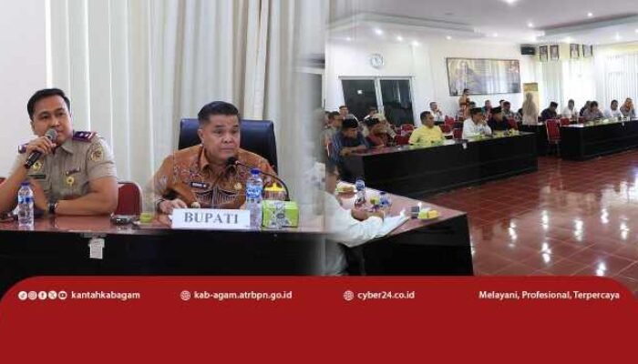 Bersama Percepat HUNTAP Manggopoh, Kantah Agam Perkuat Dukungan Pertanahan