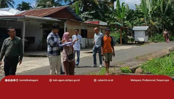 Kantah Agam Lakukan Pemeriksaan Lapangan dalam Penanganan Sengketa Tanah di Jorong Siguhung 1