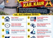 Abu Vulkanik Mulai Sampai di Kabupaten Kaur, Polres Kaur Imbau Masyarakat Tingkatkan Kewaspadaan