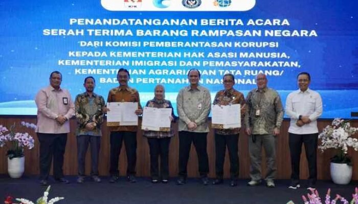 Terima Barang Rampasan Negara dari KPK, Sekjen ATR/BPN: Untuk Mendukung Layanan kepada Masyarakat