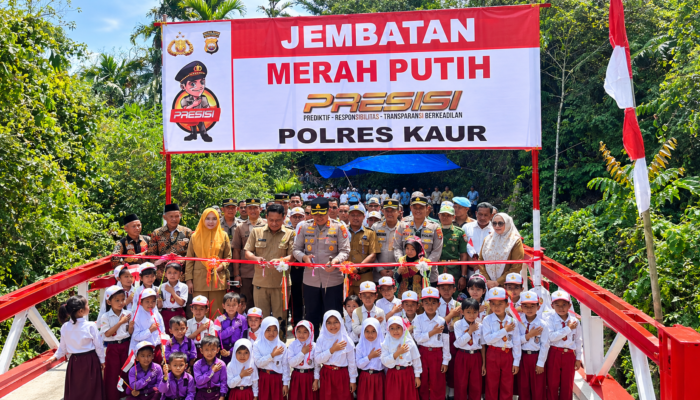 Jembatan Merah Putih Presisi ke-10 Diresmikan di Air Pahlawan, Akses Warga Kini Lebih Mudah