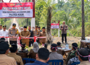 Baru 4 Hari Menjabat, Kapolres Kaur Langsung Resmikan Jembatan Merah Putih Presisi