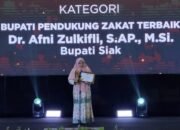 Bupati Siak Masuk Top 5 Bupati Pendukung Zakat Terbaik di Indonesia