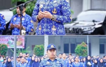 Bupati Maya Hasmita Pimpin Hari Kesaktian Pancasila di BKPP Labuhanbatu