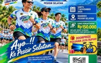 PWI Health Fun Run 5K 2026 Siap Digelar di Kawasan Wisata Mandeh Pessel