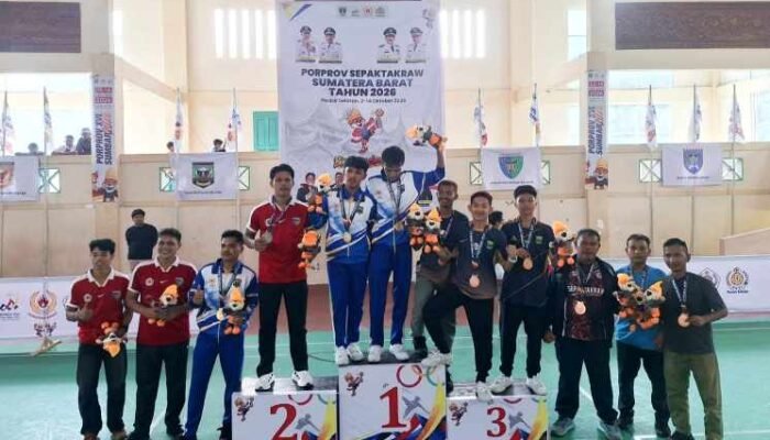Sepak Takraw Pessel Raih 7 Medali Porprov Sumbar 2026
