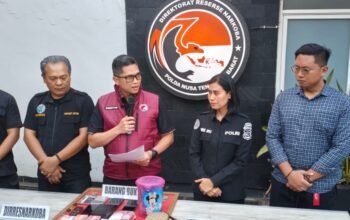 Operasi Gabungan Polda NTB Gerebek Dugaan Sarang Narkoba di Mataram, Sabu 51,58 Gram Disita