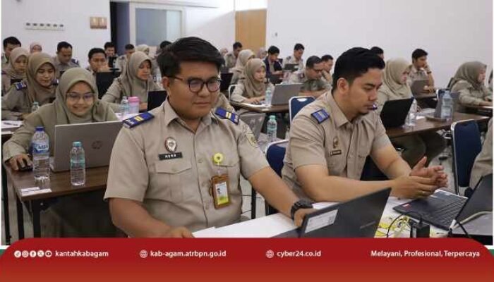 Kantor Pertanahan Kabupaten Agam Ikuti Ujian Seleksi KRS Jabatan Pengawas Tahun 2026 di Padang