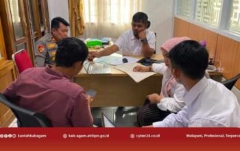 Kantor Pertanahan Kabupaten Agam Terima Koordinasi dan Konsultasi Aset dari IPDN dan Polsek Baso